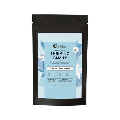 Nutra Organics Thriving Family Protein | Smooth Vanilla 1kg